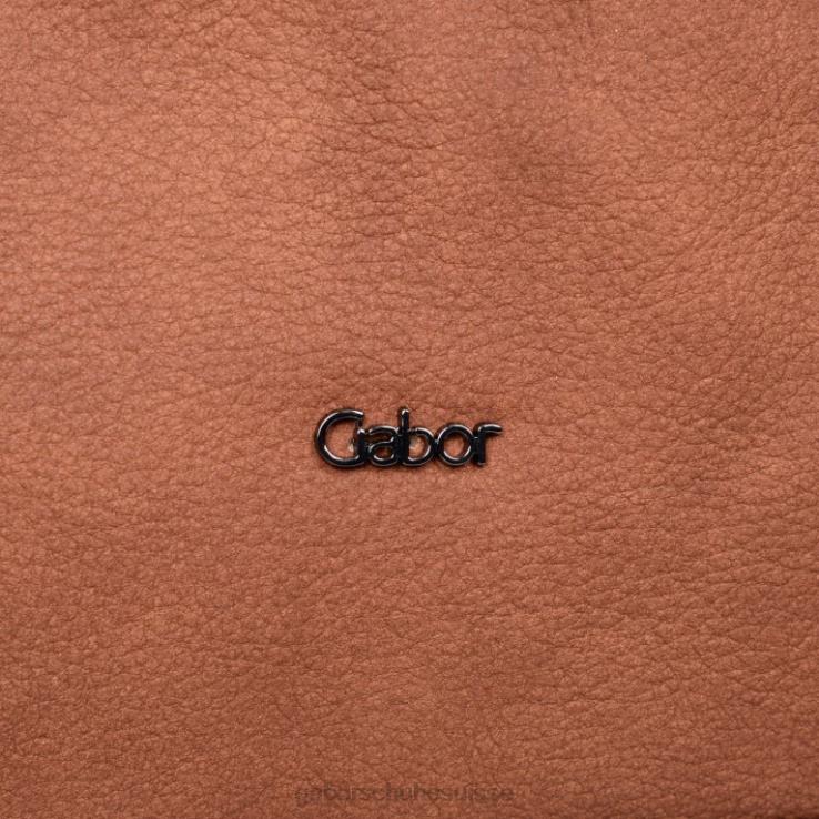 femmes Cognac accessoires VZ0VT293 sac porté épaule à lien de resserrage Malu Gabor