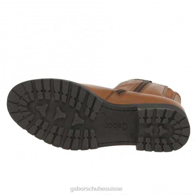 femmes Cognac chaussure VZ0VT334 bottes motard zola Gabor