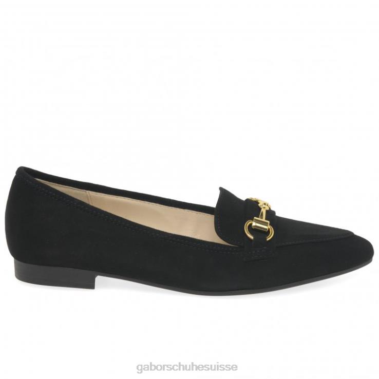 femmes Suède noir chaussure VZ0VT109 chaussures caterham Gabor