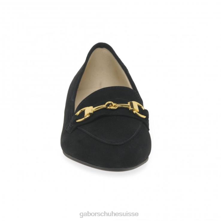 femmes Suède noir chaussure VZ0VT109 chaussures caterham Gabor