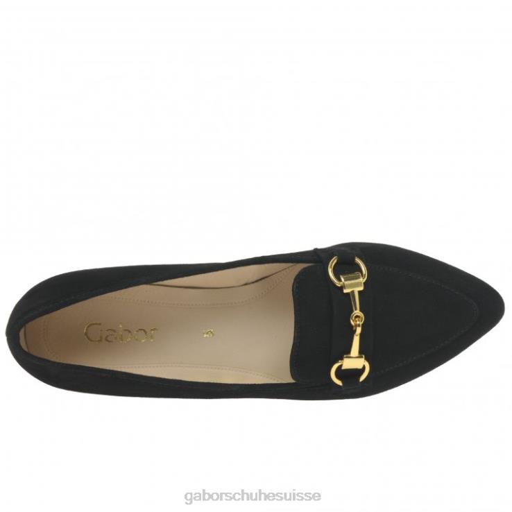 femmes Suède noir chaussure VZ0VT109 chaussures caterham Gabor