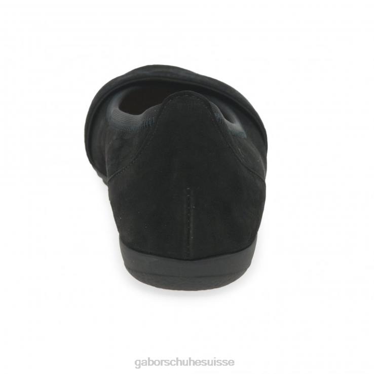femmes Suède noir chaussure VZ0VT18 chaussures de ressemblance Gabor