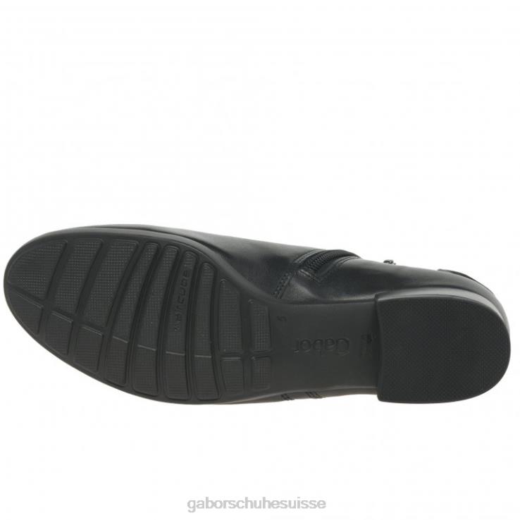 femmes Suède noir chaussure VZ0VT244 bottines briano Gabor