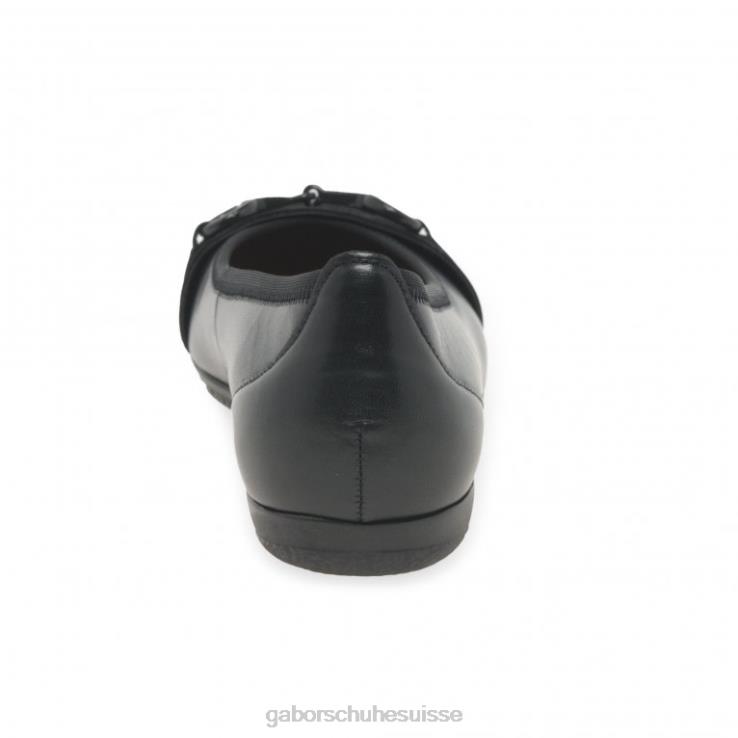 femmes Suède noir chaussure VZ0VT25 chaussures décontractées raif Gabor