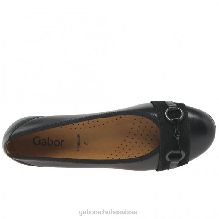 femmes Suède noir chaussure VZ0VT25 chaussures décontractées raif Gabor