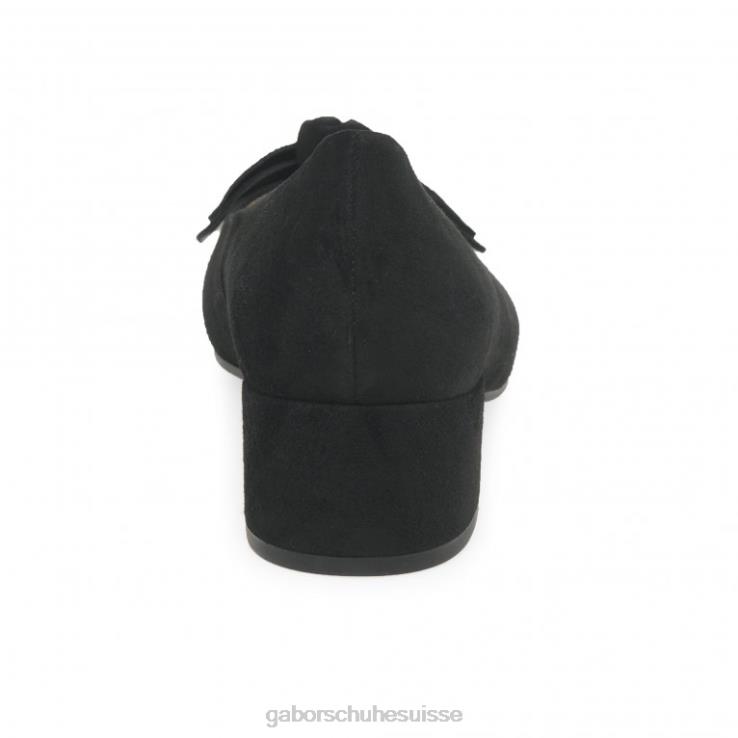 femmes Suède noir chaussure VZ0VT51 escarpins hoy Gabor