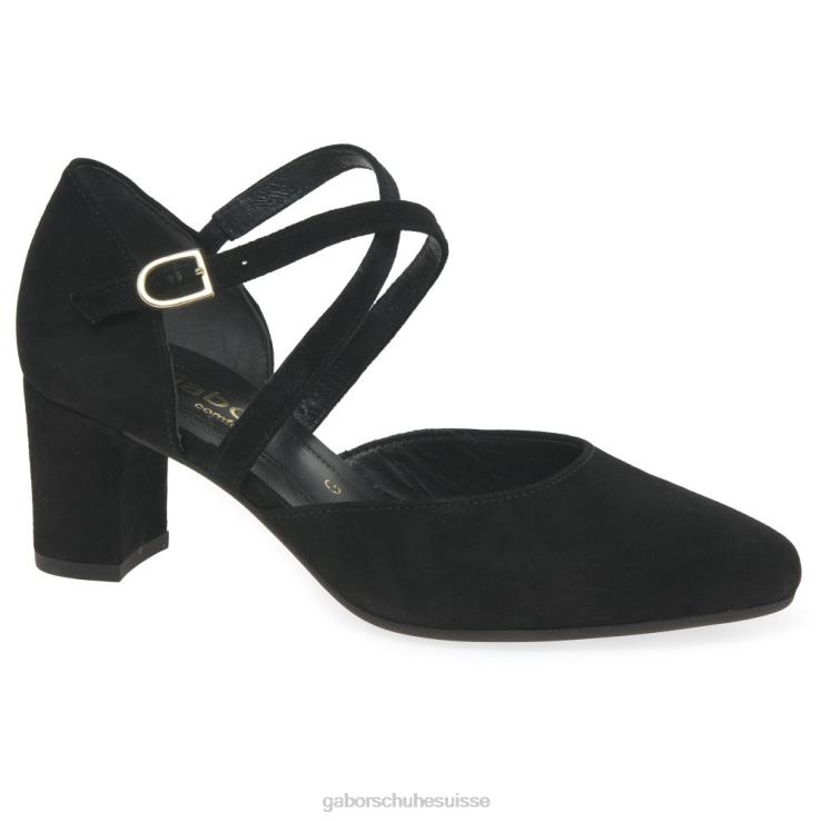 femmes Suède noir chaussure VZ0VT69 chaussures alexis Gabor