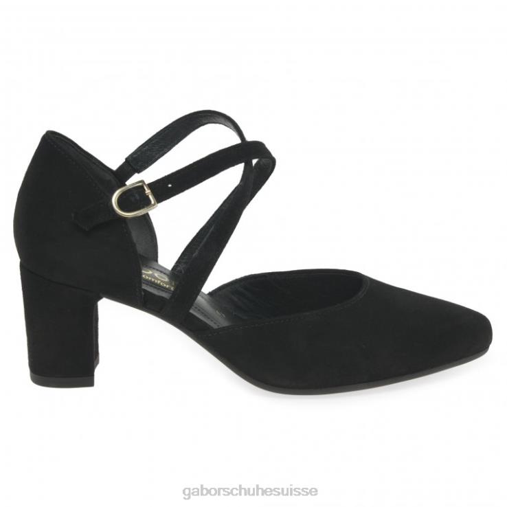 femmes Suède noir chaussure VZ0VT69 chaussures alexis Gabor