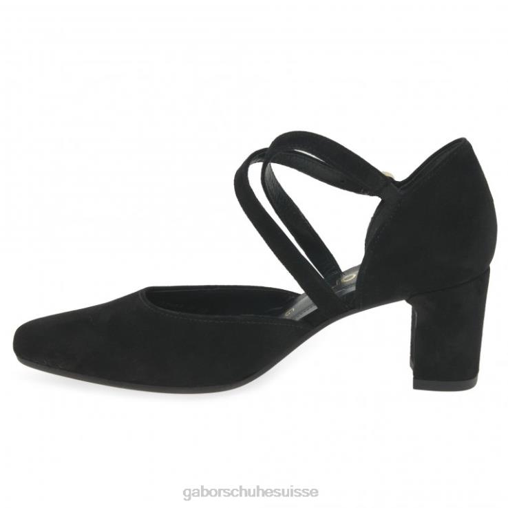 femmes Suède noir chaussure VZ0VT69 chaussures alexis Gabor