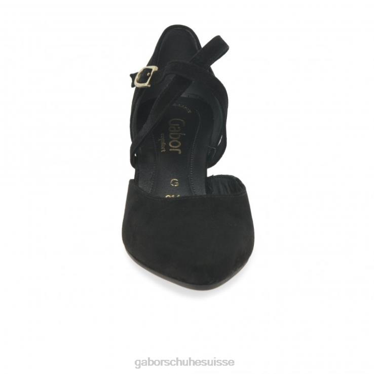 femmes Suède noir chaussure VZ0VT69 chaussures alexis Gabor