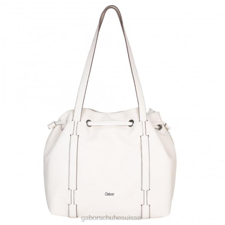 femmes blanc cassé accessoires VZ0VT295 sac porté épaule à lien de resserrage Malu Gabor