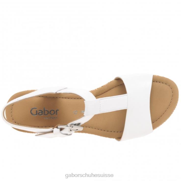 femmes blanc chaussure VZ0VT164 sandales modernes karen Gabor
