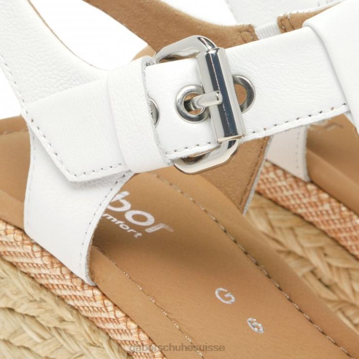 femmes blanc chaussure VZ0VT164 sandales modernes karen Gabor