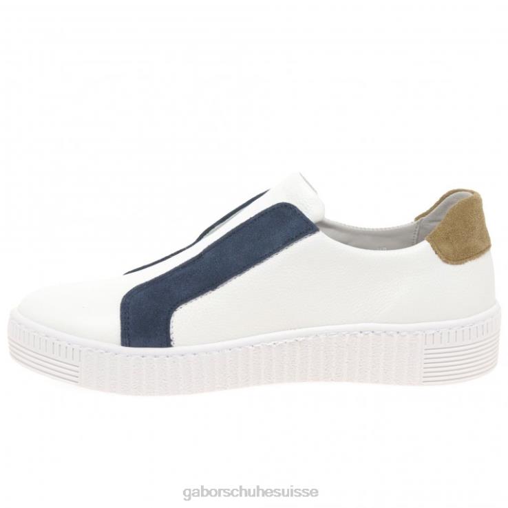 femmes blanc/marine chaussure VZ0VT140 baskets décontractées wye sports Gabor