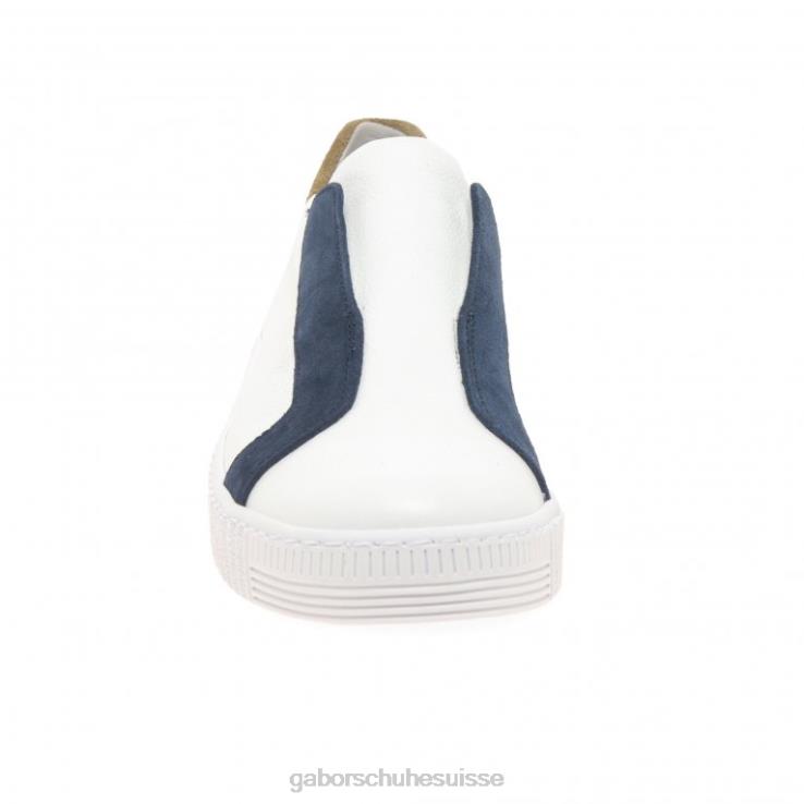 femmes blanc/marine chaussure VZ0VT140 baskets décontractées wye sports Gabor