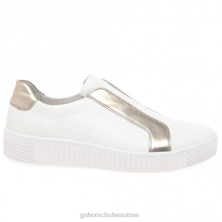 femmes blanc/pudre chaussure VZ0VT141 baskets décontractées wye sports Gabor