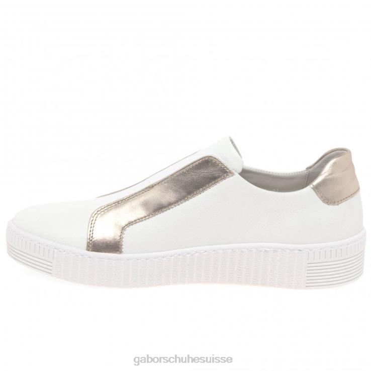 femmes blanc/pudre chaussure VZ0VT141 baskets décontractées wye sports Gabor