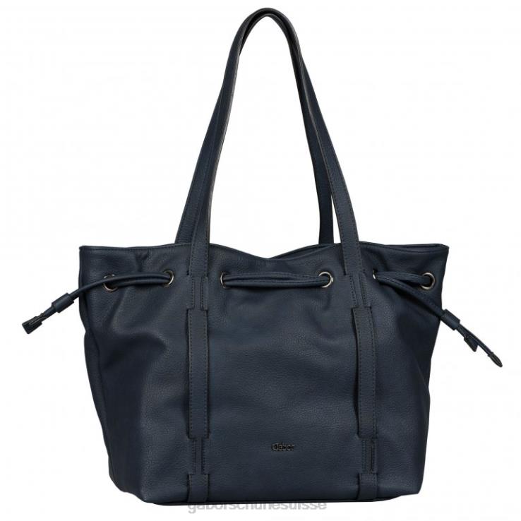 femmes bleu foncé accessoires VZ0VT294 sac porté épaule à lien de resserrage Malu Gabor