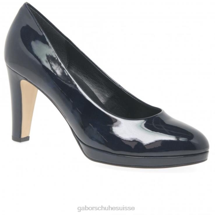 femmes brevet marin salut tec chaussure VZ0VT58 splendides escarpins à talons hauts Gabor