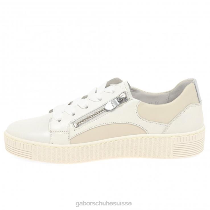 femmes combi latte argent chaussure VZ0VT142 formateurs wemo Gabor