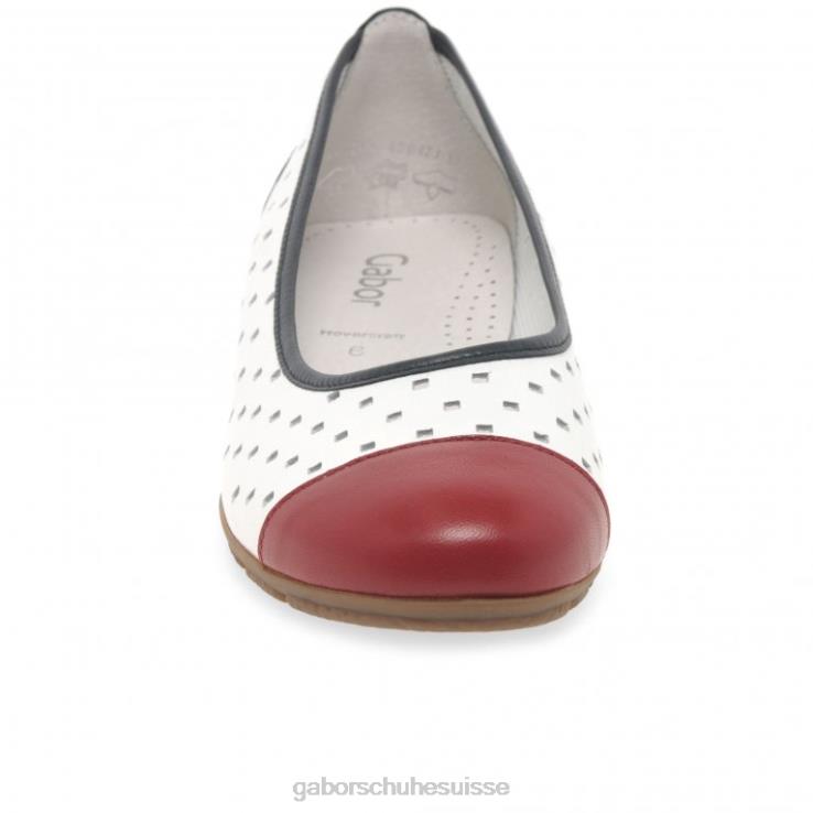 femmes combi marin chaussure VZ0VT79 chaussures décontractées à volants et détails perforés Gabor