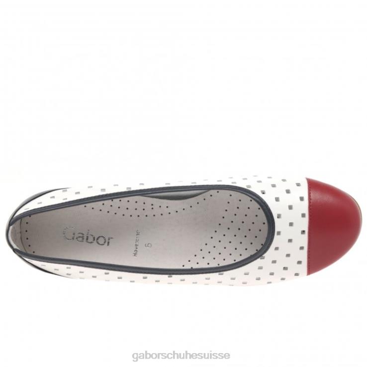 femmes combi marin chaussure VZ0VT79 chaussures décontractées à volants et détails perforés Gabor