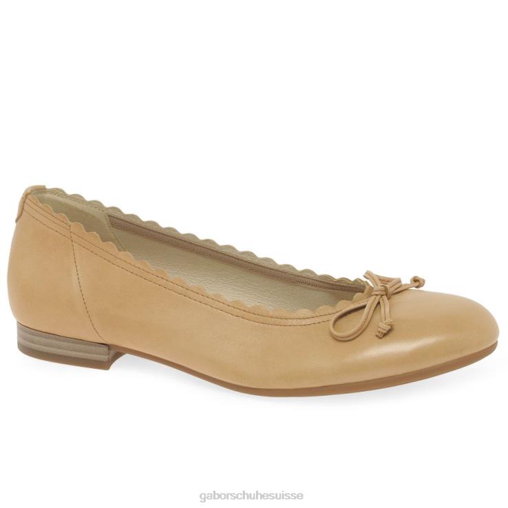 femmes cuir de cacahuète chaussure VZ0VT27 ballerines conchita Gabor