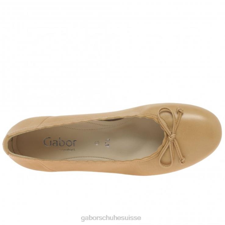 femmes cuir de cacahuète chaussure VZ0VT27 ballerines conchita Gabor