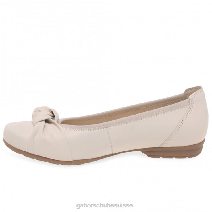 femmes cuir ivoire chaussure VZ0VT89 chaussures décontractées Ashlene Gabor