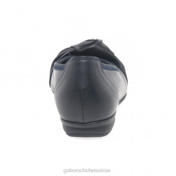 femmes cuir marine chaussure VZ0VT90 chaussures décontractées Ashlene Gabor