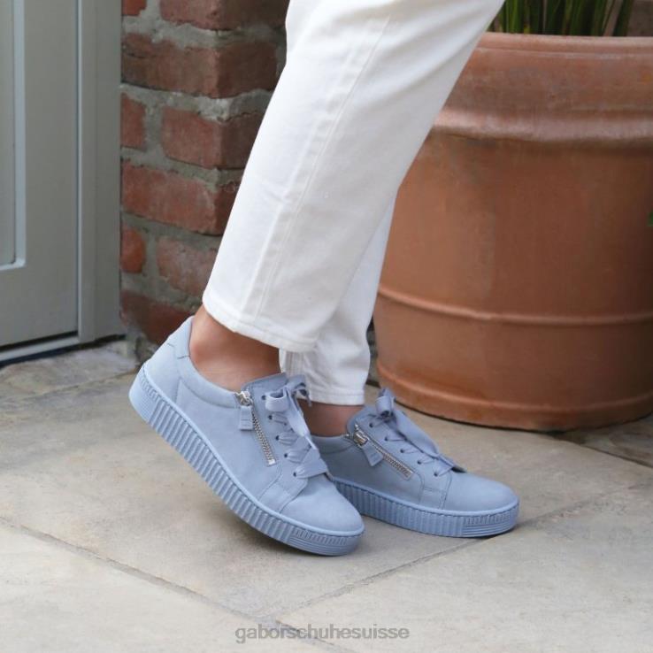 femmes daim aigue-marine chaussure VZ0VT328 chaussures décontractées sagesse Gabor