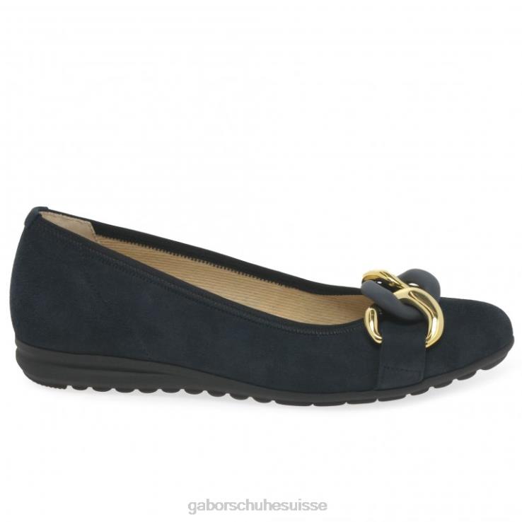 femmes daim bleu foncé chaussure VZ0VT6 chaussures décontractées sabia Gabor