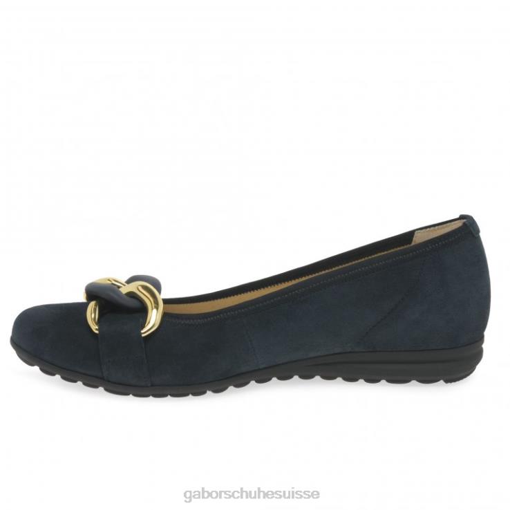 femmes daim bleu foncé chaussure VZ0VT6 chaussures décontractées sabia Gabor