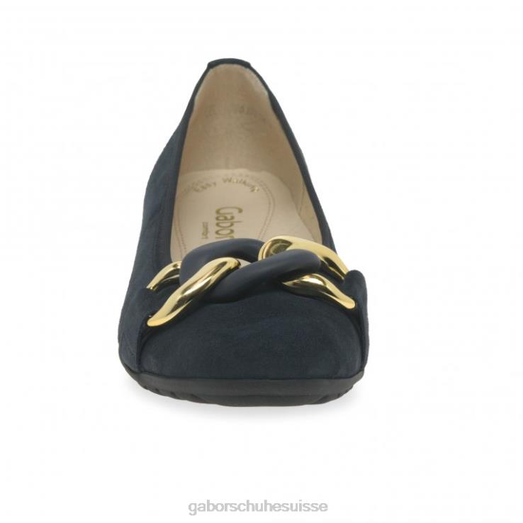 femmes daim bleu foncé chaussure VZ0VT6 chaussures décontractées sabia Gabor