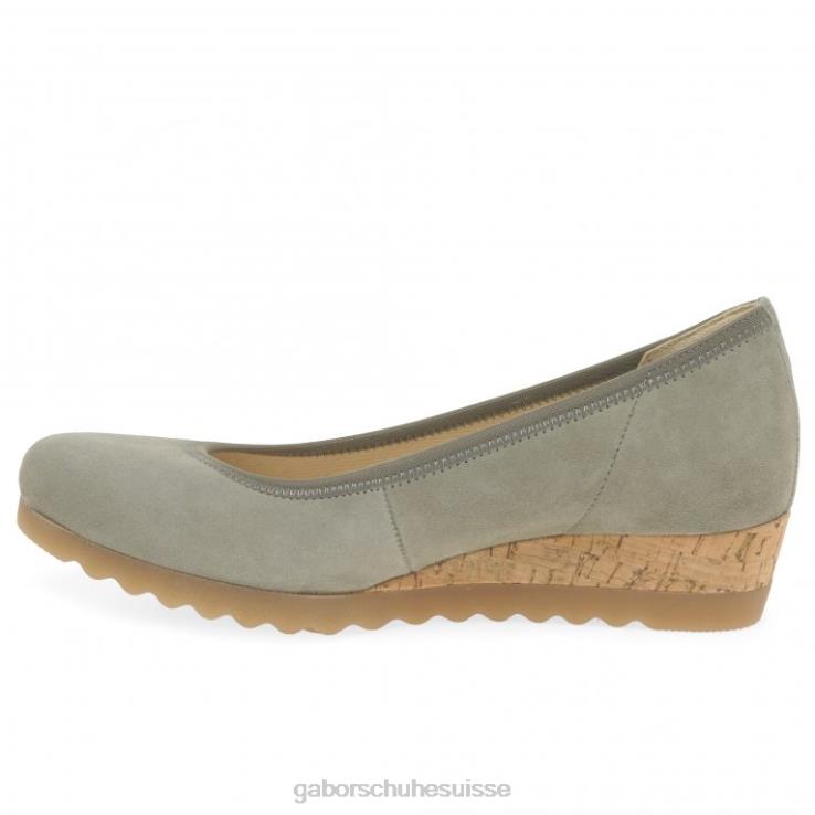 femmes daim chaussure VZ0VT316 chaussures à talons compensés epworth Gabor