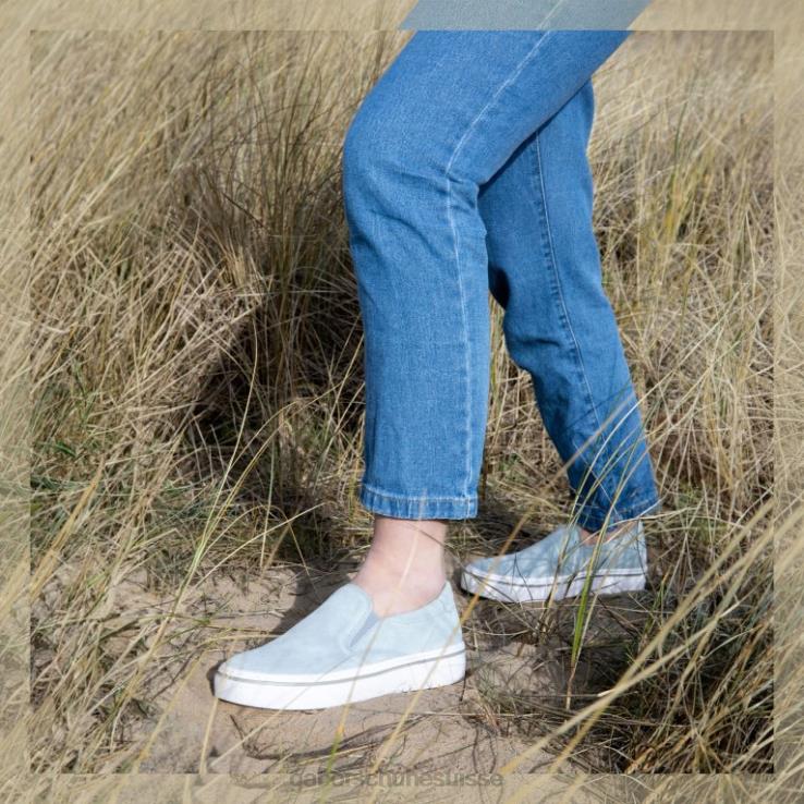 femmes daim ciel chaussure VZ0VT326 chaussures décontractées à enfiler avec boussole Gabor