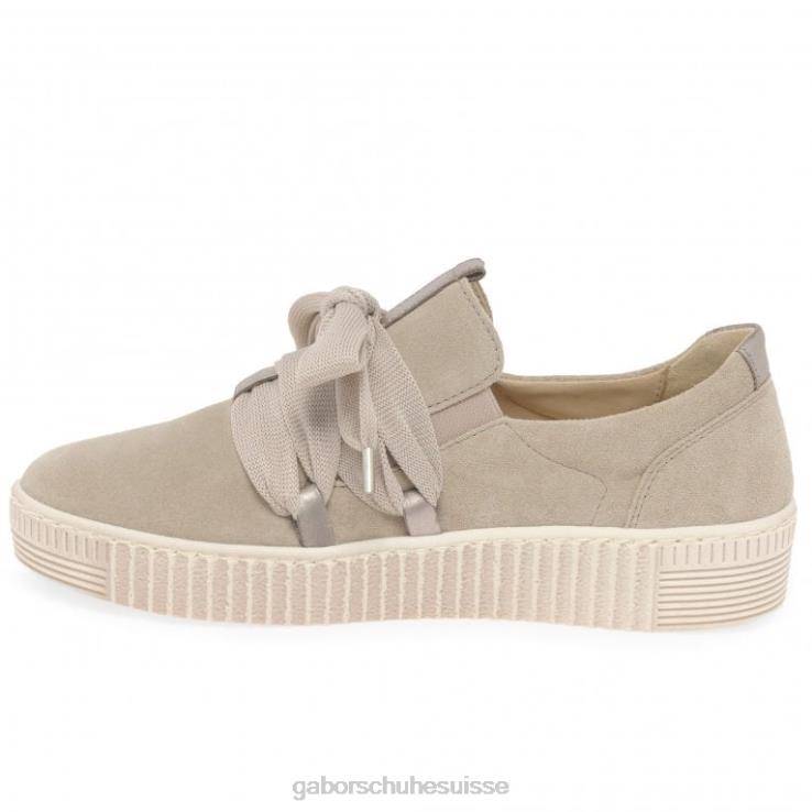 femmes daim de soie/muschel chaussure VZ0VT126 baskets casual valse Gabor