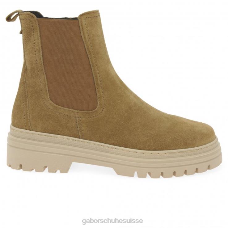 femmes daim lion chaussure VZ0VT235 bottines chelsea gazania Gabor