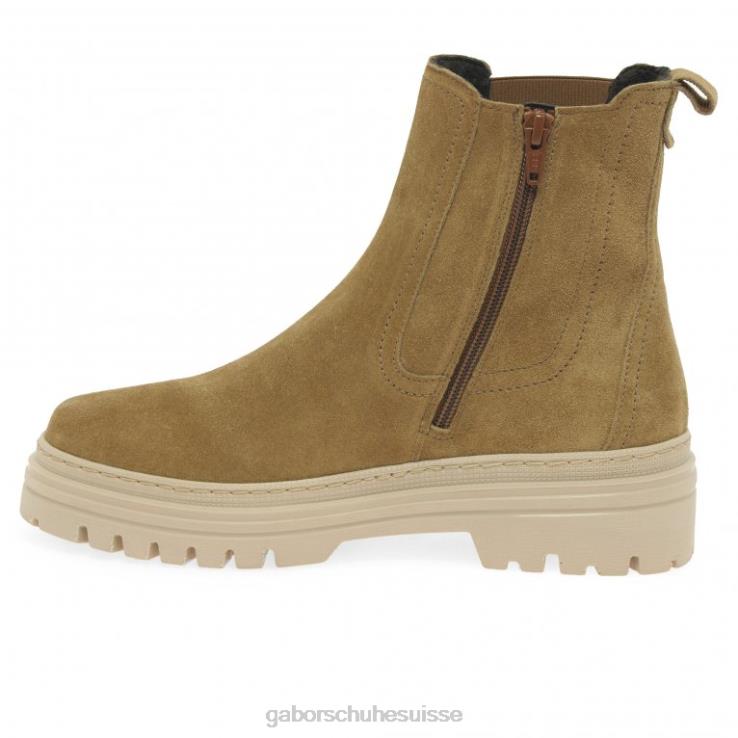 femmes daim lion chaussure VZ0VT235 bottines chelsea gazania Gabor