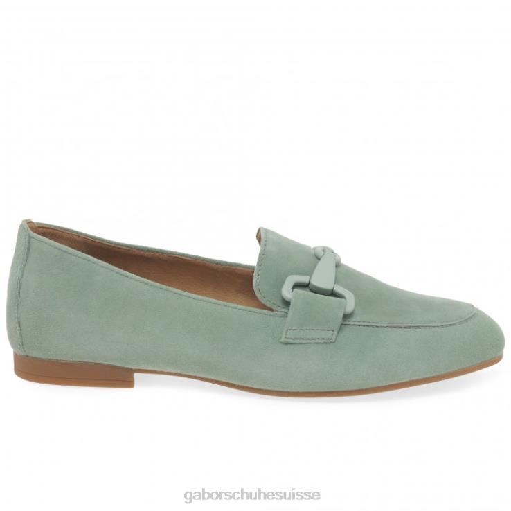 femmes daim menta chaussure VZ0VT87 mocassins jangle Gabor