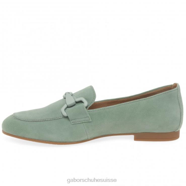 femmes daim menta chaussure VZ0VT87 mocassins jangle Gabor