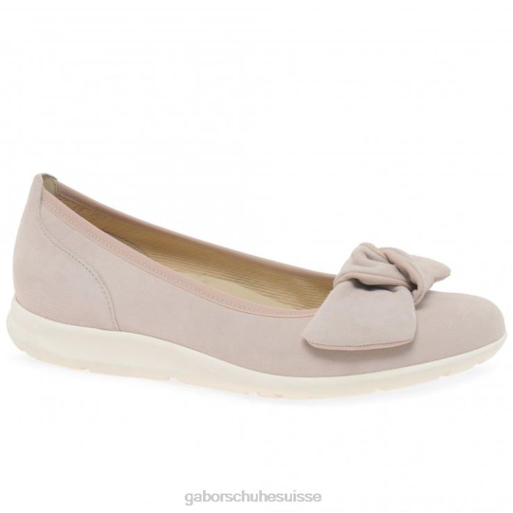 femmes daim nu/rouge chaussure VZ0VT19 chaussures salerne Gabor