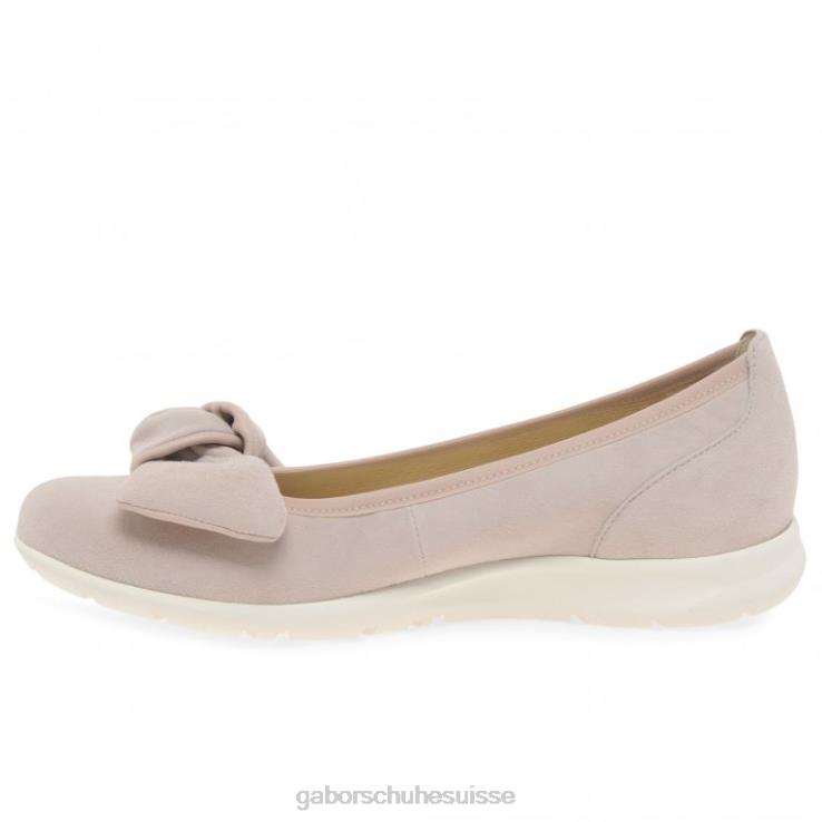 femmes daim nu/rouge chaussure VZ0VT19 chaussures salerne Gabor