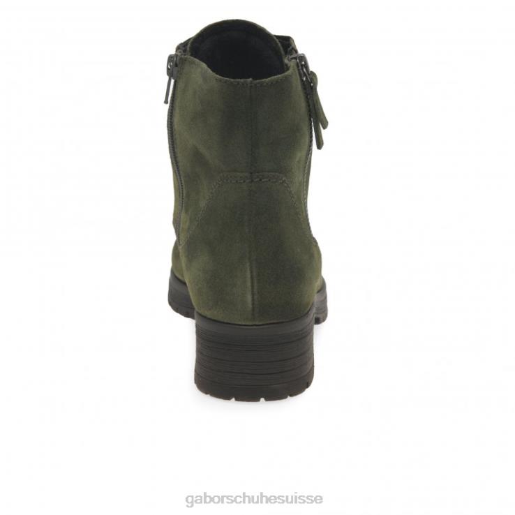 femmes daim olive chaussure VZ0VT208 bottines zane Gabor
