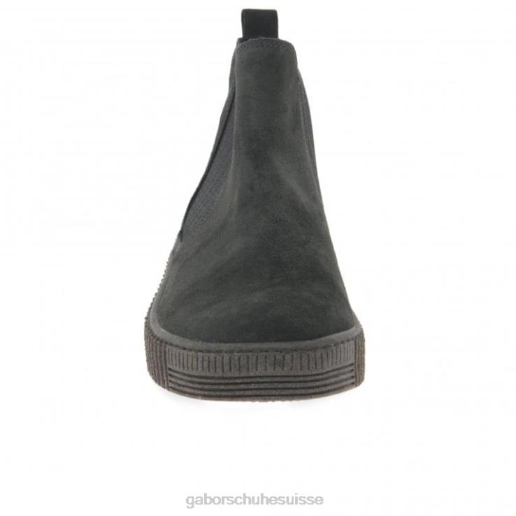 femmes daim poivre chaussure VZ0VT333 bottines chelsea lourdes Gabor