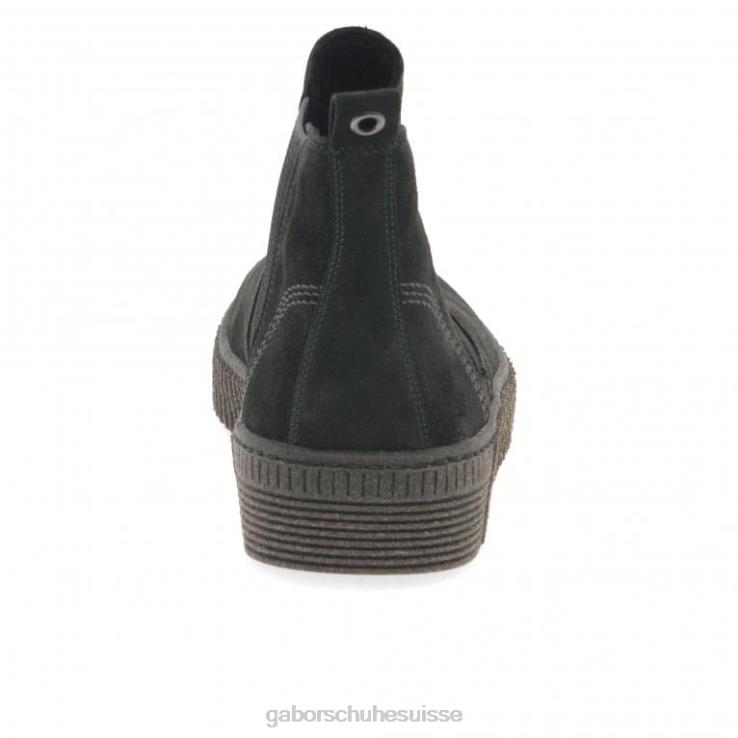 femmes daim poivre chaussure VZ0VT333 bottines chelsea lourdes Gabor