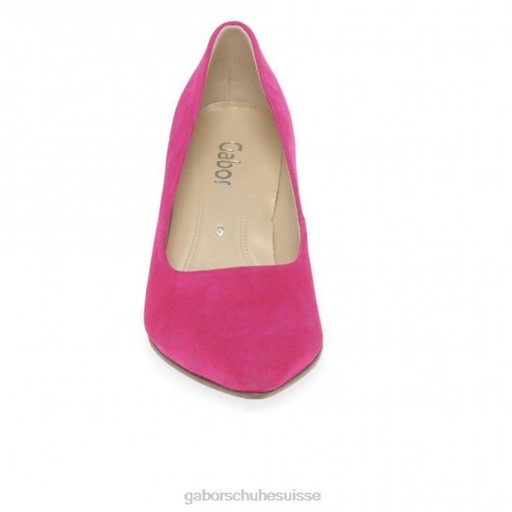 femmes daim rose chaussure VZ0VT53 escarpins danois Gabor
