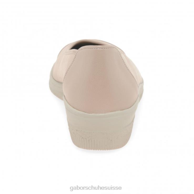 femmes daim rose clair chaussure VZ0VT117 escarpins à talons bas avec accents verni pétunia Gabor