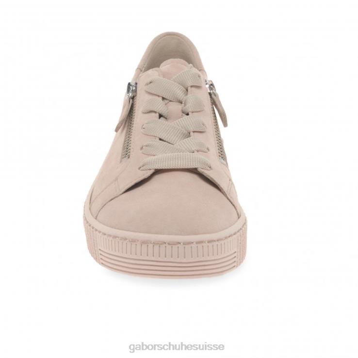 femmes daim rouge chaussure VZ0VT327 chaussures décontractées sagesse Gabor