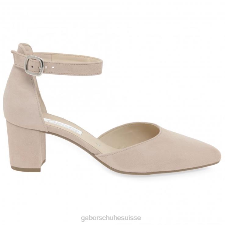 femmes daim rouge chaussure VZ0VT40 chaussures de gala ouvertes Gabor